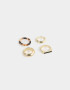 Sets Anillos De resina Set De Anillos Con Resina - Dorado