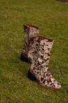 City Boots Print Blanco / Marrón
