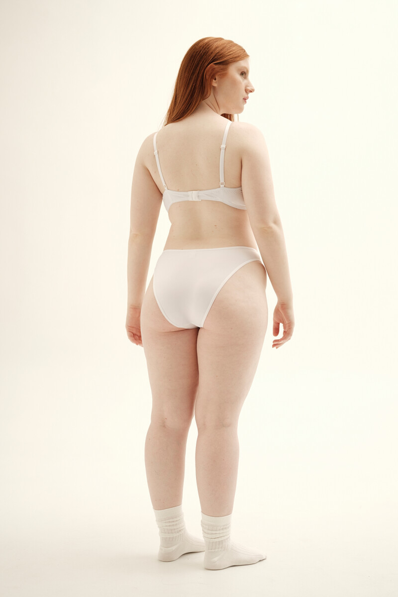 Vedetina Antonia ECO – Corte clásico con faja que acompaña sin marcar Blanco