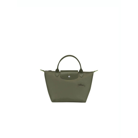 Longchamp -Cartera Longchamp plegable de nylon con cierre y asa corta, Le pliage green S 0