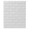 Pack 10 Placas Autoadhesiva Revestimiento Pared Interior Blanco Pack 10 Placas Autoadhesiva Revestimiento Pared Interior Blanco