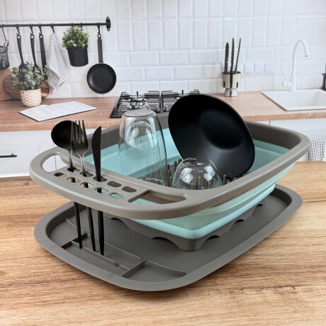 Escurridor de Platos Plegable Danny Home Largo 48cm x Ancho 38cm x Alto 15cm Escurridor de Platos Plegable Danny Home Largo 48cm x Ancho 38cm x Alto 15cm