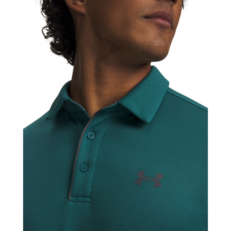 Tech Polo-RED GRN-338