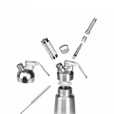 Botella Cremera de Acero Inoxidable 1 Litro Botella Cremera de Acero Inoxidable 1 Litro