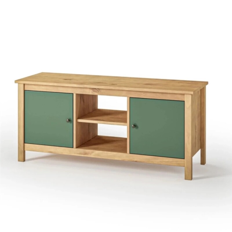 Rack 2 Puertas Mari Verde/miel 1.10 Rack 2 Puertas Mari Verde/miel 1.10