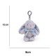 Llavero bunny plush gris