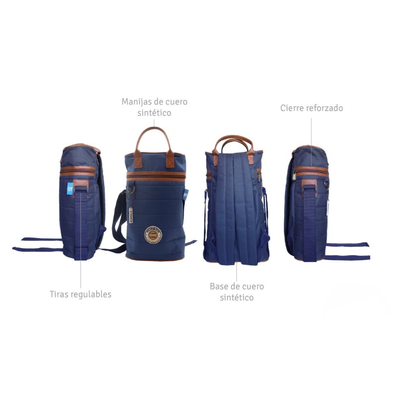 Matera tipo mochila 38cm Azul