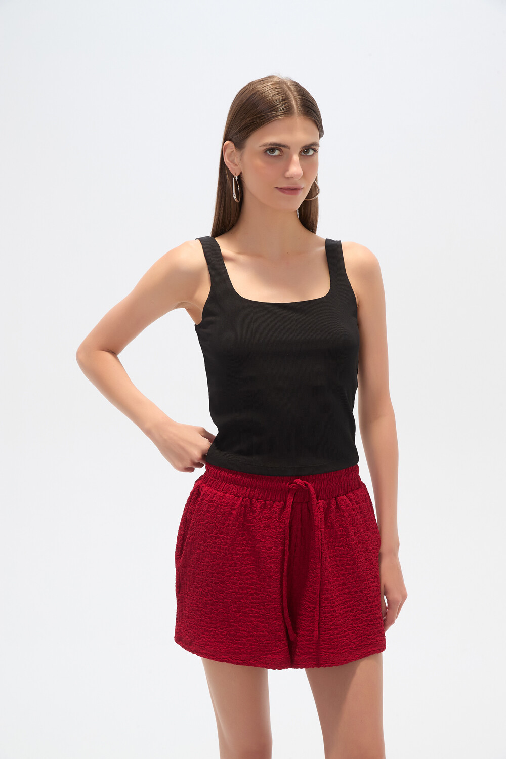 Musculosa Ramas Negro