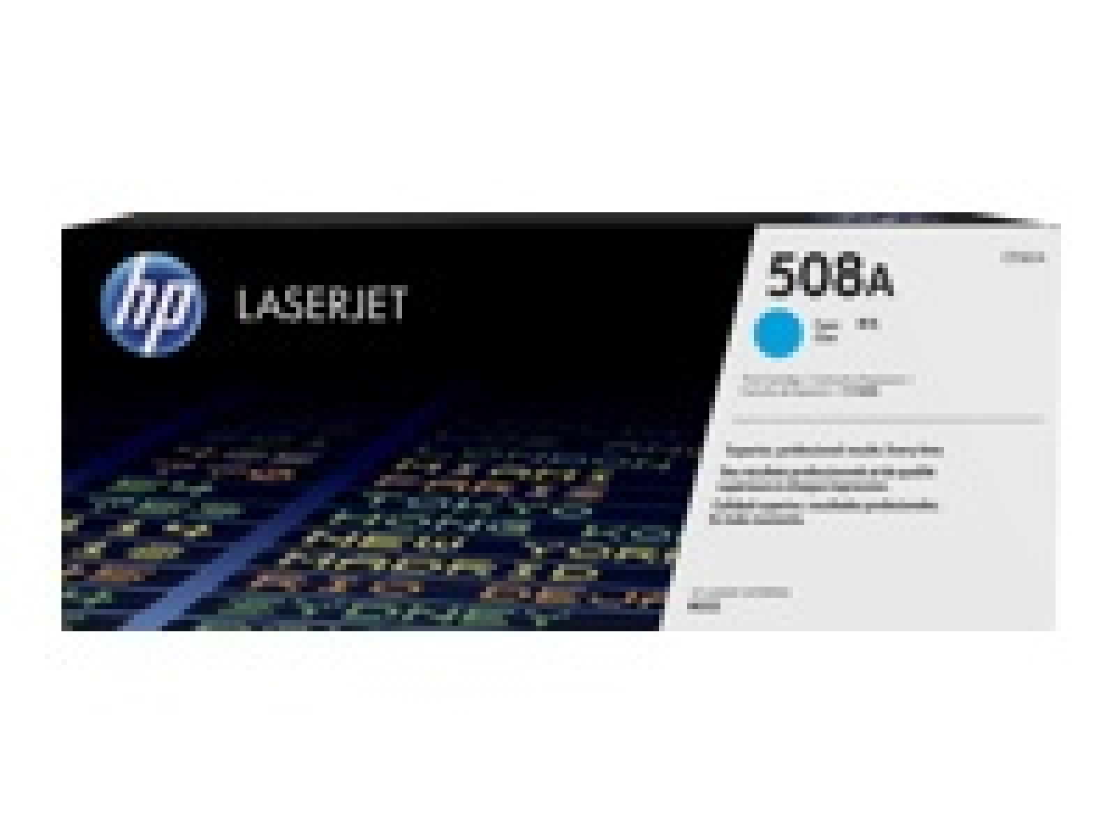 HP 508A - Cián - original - LaserJet - cartucho de tóner (CF361A) - para Color LaserJet Enterprise MFP M577; LaserJet Enterprise 