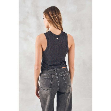 Musculosa Lurex Negro