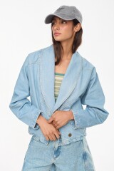 Chaqueta Orilla Celeste Washed