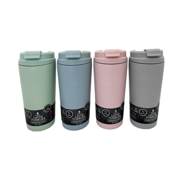 Vaso térmico de acero inoxidable con tapa 590ml TV0595