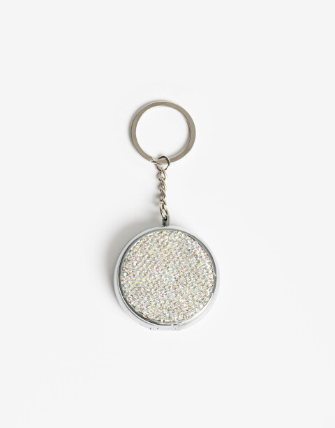 Rega Varios Pastillero Pastillero De Strass Con Espejo - Cristal