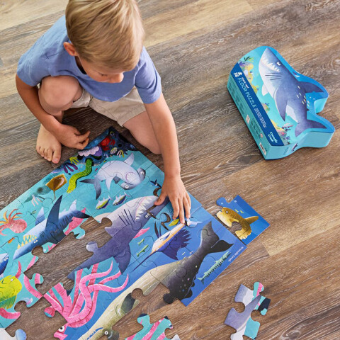 Puzzle Crocodile Creek 36 Piezas 45 x 60 cm TIBURONES