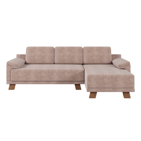 Rinconera Adalia - Tela Microfibra - Chaise derecho 12072 (Beige)