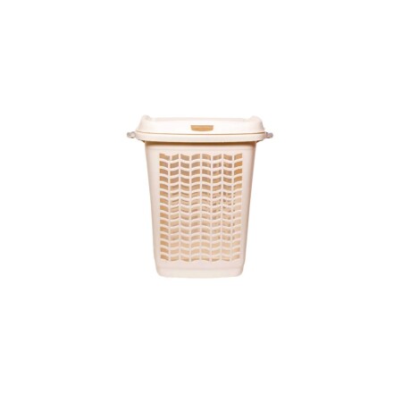 CESTO DE ROPA RECTANGULAR 50 LITROS 52X36X57CM MULTICOLOR
