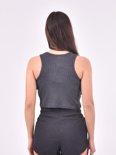 MUSCULOSA INÉS GRIS OSCURO