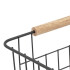 Canasto Organizador de Cocina IMBACK | Metálico, Versátil y con Manijas de Madera Canasto Organizador de Cocina IMBACK | Metálico, Versátil y con Manijas de Madera