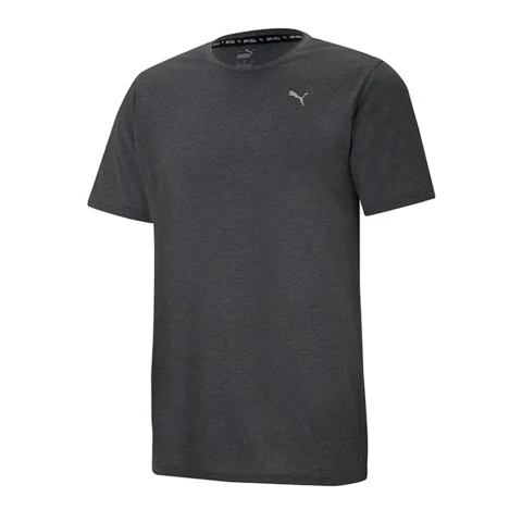 Performance Heather Tee M - Hombre Black