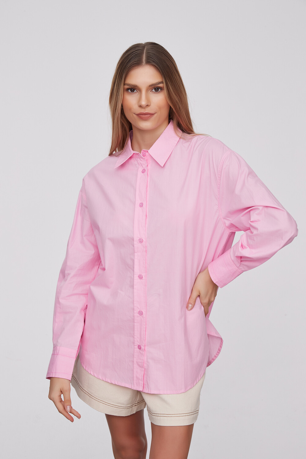 Camisa Rommel Rosa