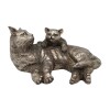 ADORNO PELTRE GATOS 01 Plateadouniforme