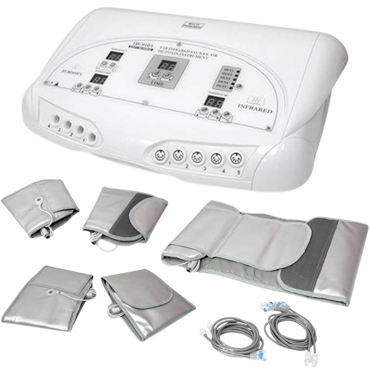 Equipo Detox Sauna Máquina Infrarroja Termoterapia - Blanco 