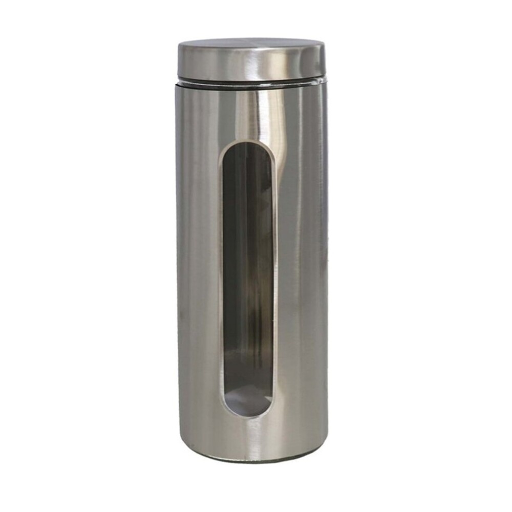Tarro Hermético de Cocina Estoril Silver 1900 ml de Acero Inoxidable GE TARRO COCINA ESTORIL SILVER 1900ML