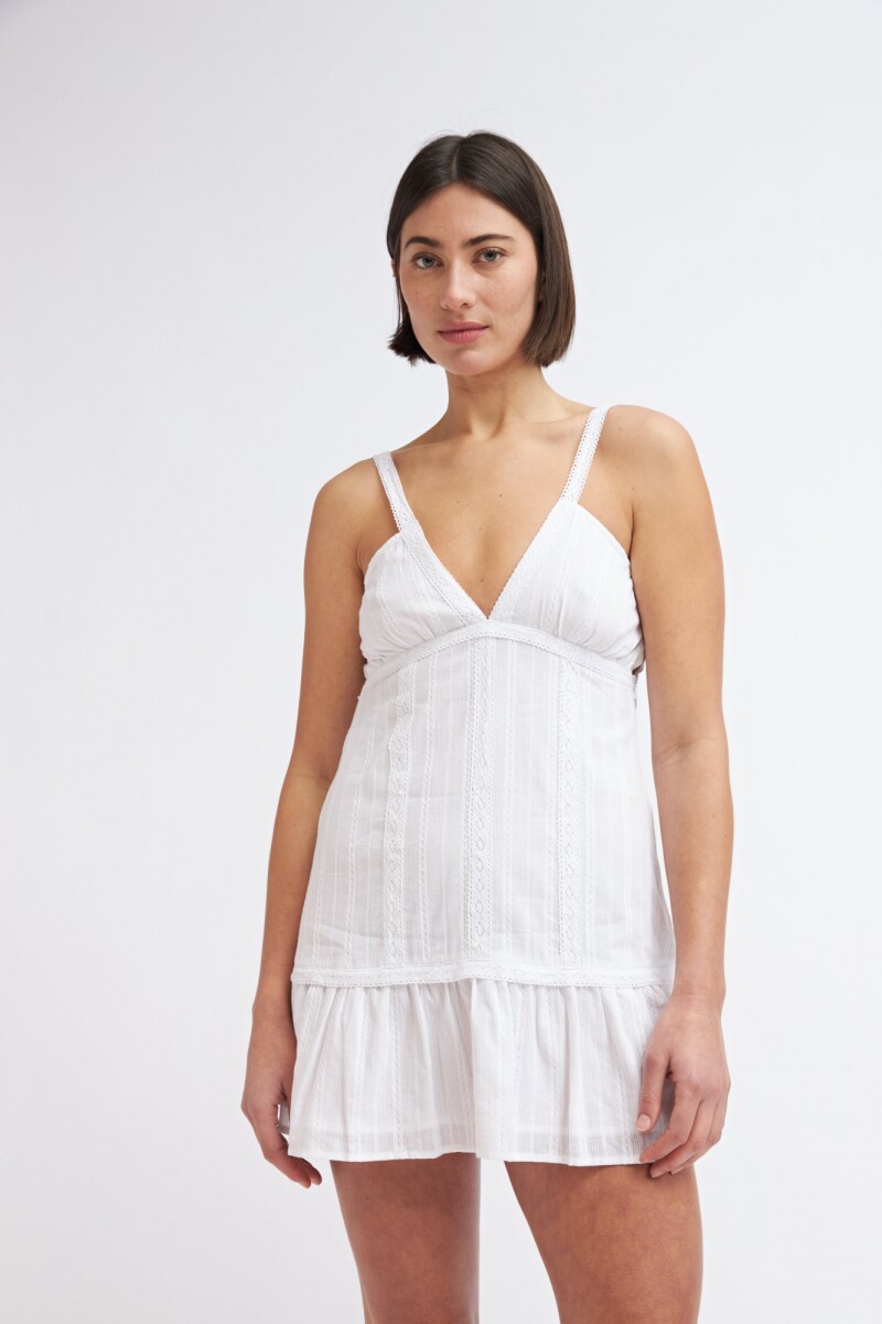 VESTIDO SERENA - BLANCO 