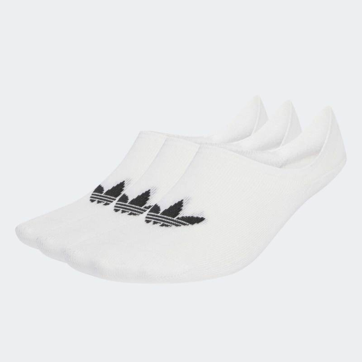 Medias Adidas Low Cut, 3 Pares - Blanco 