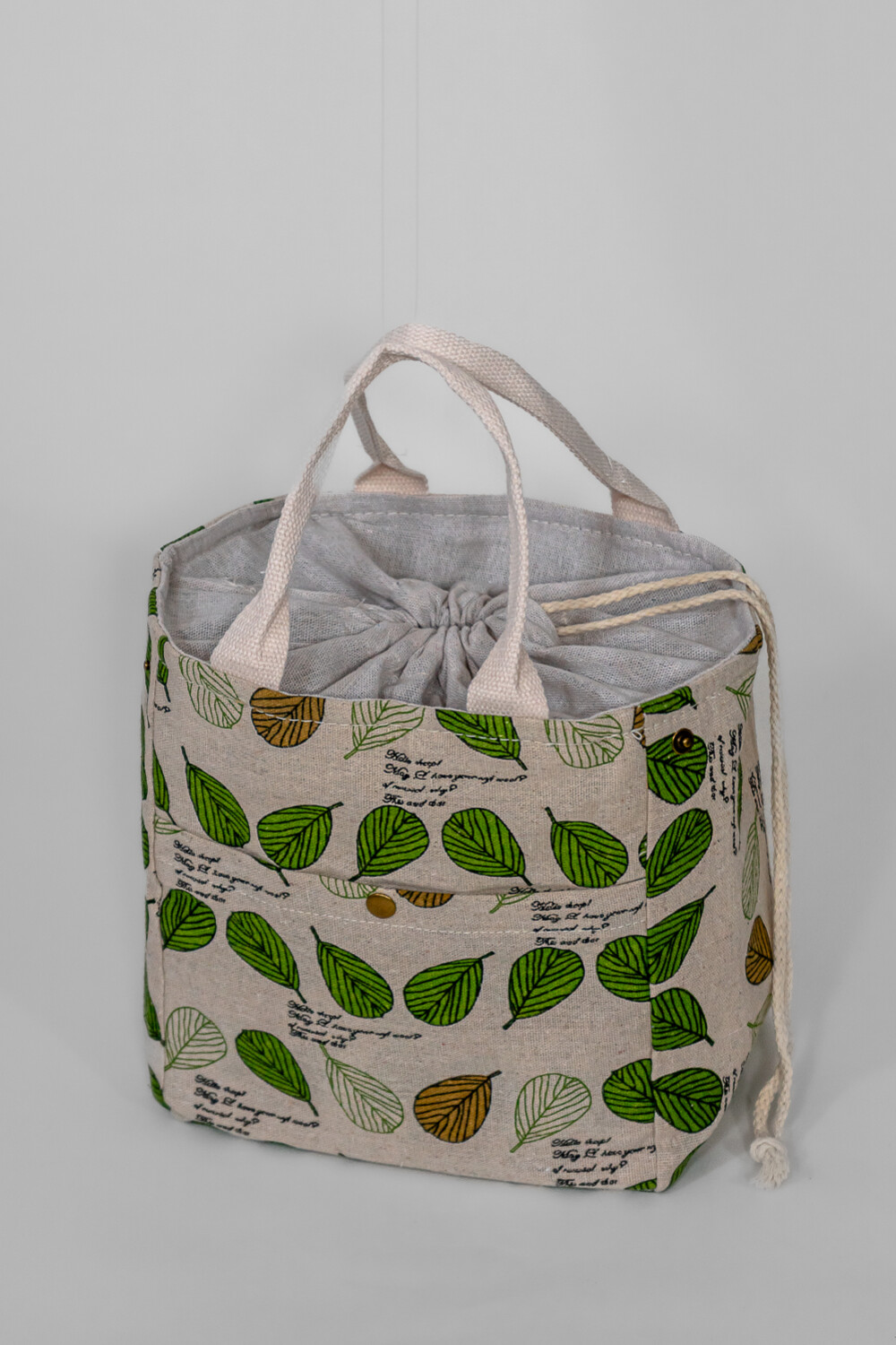 Lunchera Termica Hojas Estampado 2