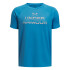 UA Tech Split Wordmark SS-ORG BLU-452