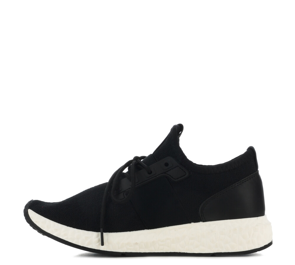 Deportivo PERSEO de material tejido acordonado Black