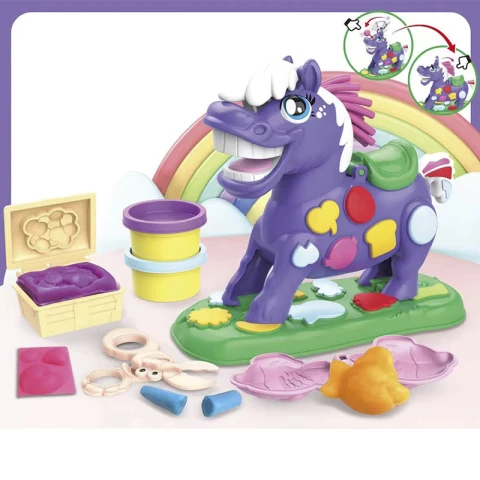 Juego de Masa para Moldear Unicornio 11 Piezas U