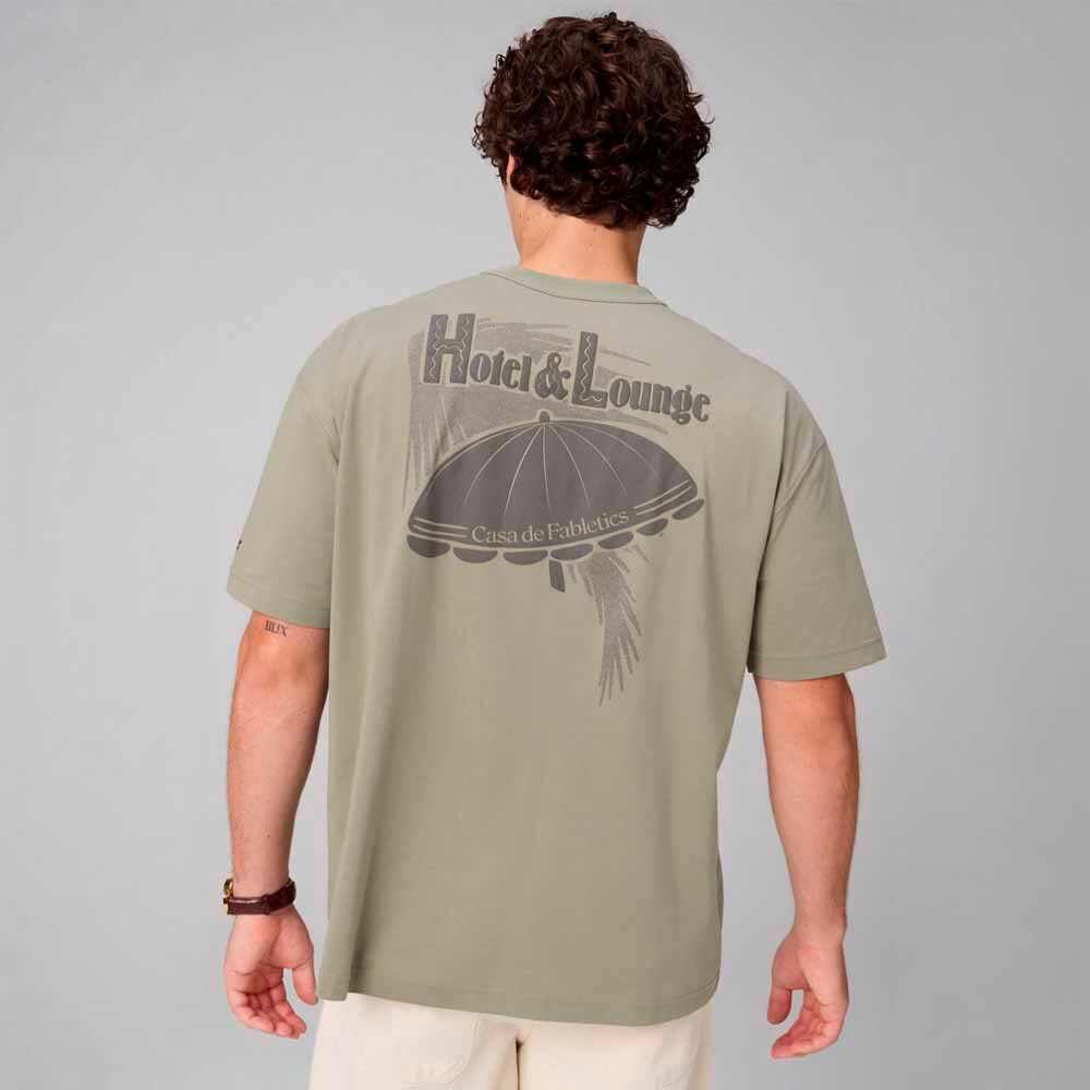 Polo The Effortless Oversized Tee Hombre Umbrella Sea Grass