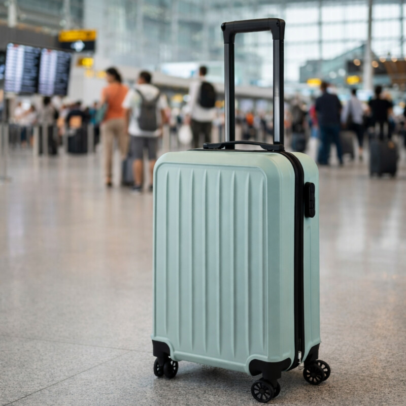 Valija Carry On 20'' Rígida Bonn Elegance VERDE PASTEL