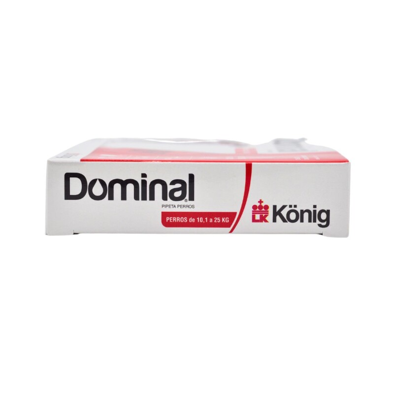 PIPETA ANTIPULGAS Y GARRAPATAS PARA PERROS DOMINAL KONIG DE 10,1 A 25 KG