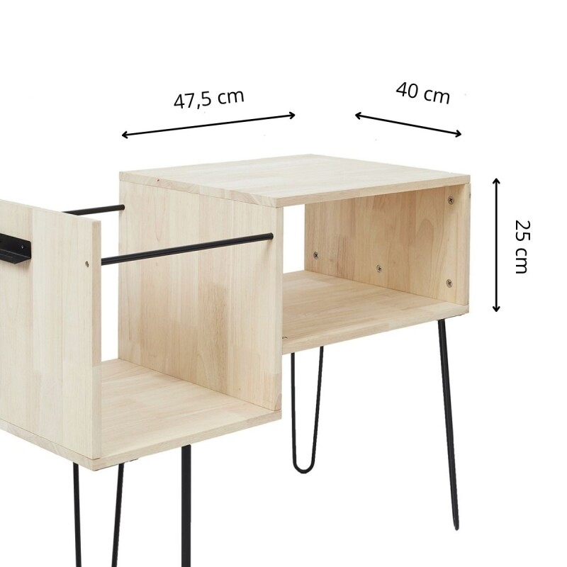Mueble rack para tocadiscos y vinilos Le Estudio Mueble Rack Para Tocadiscos Y Vinilos Le Estudio