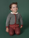 Chaqueta Tipo Austriaca Gris Marengo