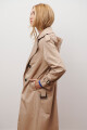 TRENCH CAPUCHA LARGA BEIGE