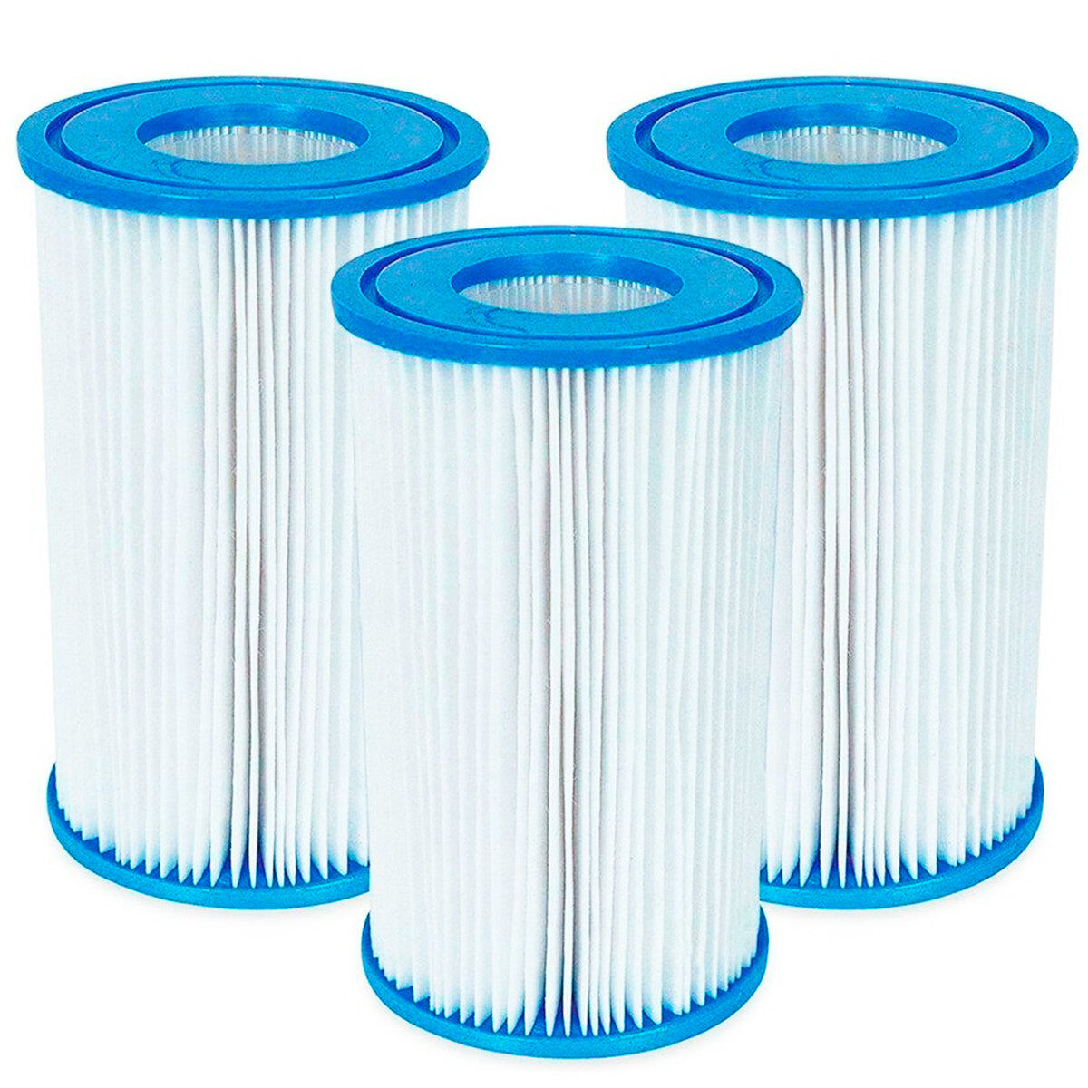 Set 3 Filtros Intex Cartuchos P/ Bomba Piscina Tipo A - Inx029003 