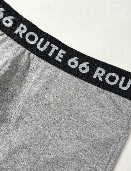 Boxer de algodon con lycra liso Fresh Topo
