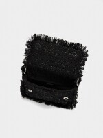 Bolso De Fiesta Tweed negro