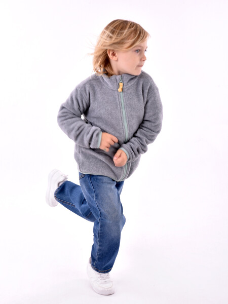 CAMPERA SIMO GRIS MELANGE M