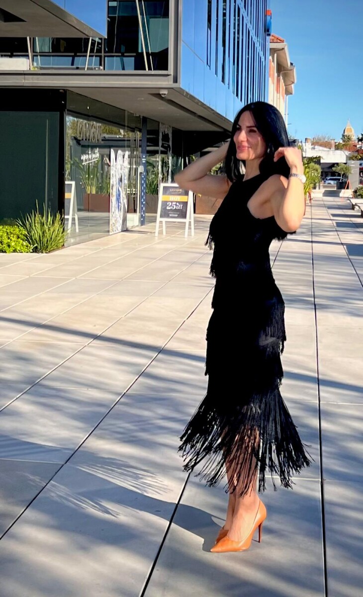 Vestido Tule Midi Carmen - Negro 