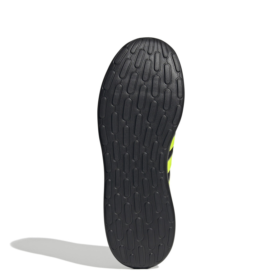 Championes de Hombre Adidas Lite Racer 4.0 Negro - Amarillo Limon
