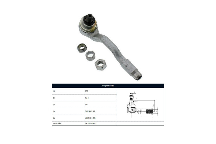 Puntero BMW X3 Diesel (E83)/X3 (E83) 03-09 Der/Izq Puntero BMW X3 Diesel (E83)/X3 (E83) 03-09 Der/Izq