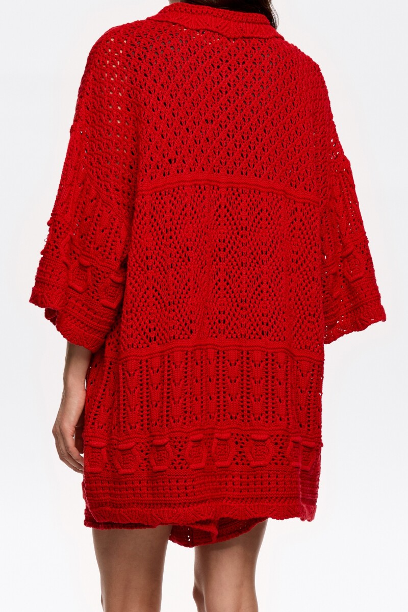CARDIGAN Rojo
