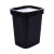 Basurero de Plástico con Relieve 4,5 L NEGRO
