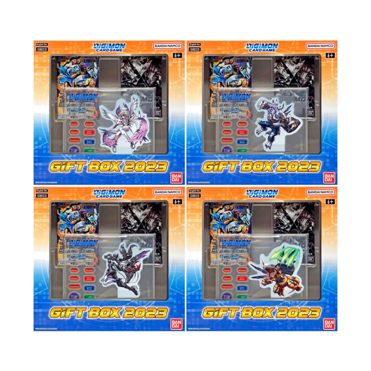 Digimon Card Game: Gift Box 2023 [Inglés] (4 modelos disponibles - se envia uno al azar) 