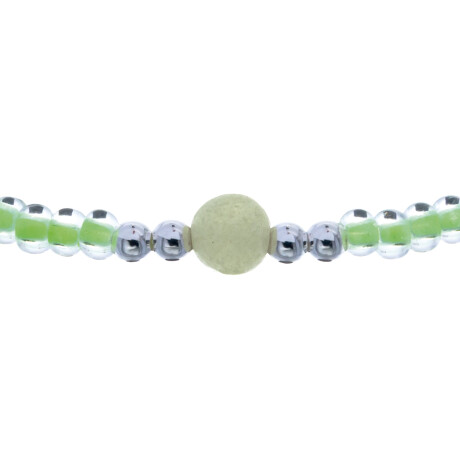 Pulsera de plata 925 y cuentas de acrílico. Pulsera de plata 925 y cuentas de acrílico.